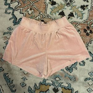 Old Navy pink velvet boxing pajama shorts